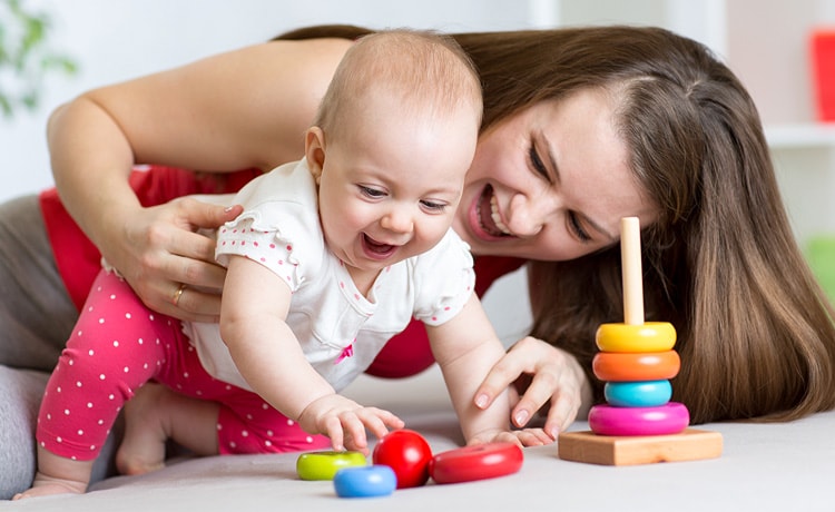 Soothing a crying baby